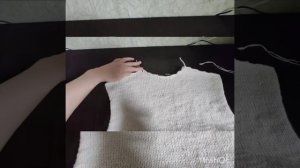 Свитер спицами, размер 42-44.1 часть.