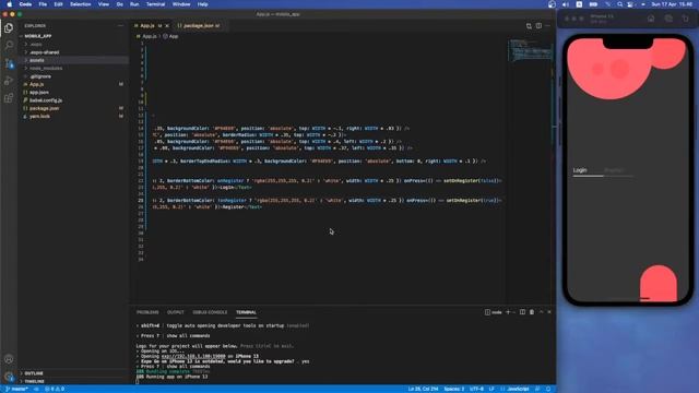 Simple Login & Register Screen Using React Native | Code Timelapse смотреть онлайн
