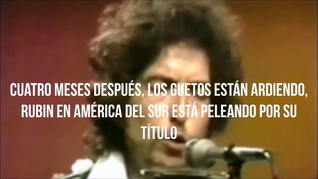 Bob Dylan || Hurricane (Subtitulado)