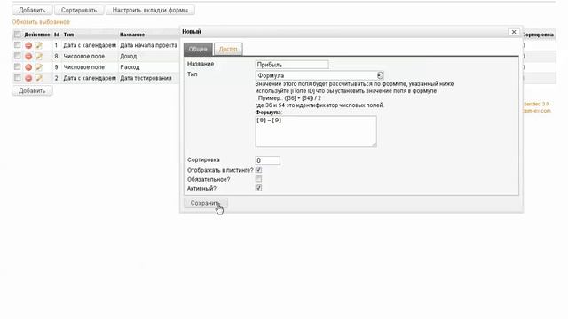 Дополнительные поля в qdPM Extended 3.0 управление проектами смотреть онлайн