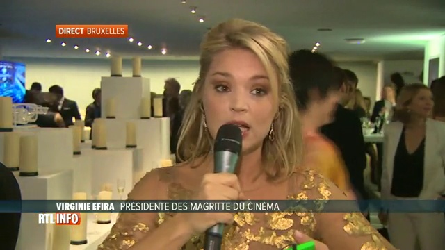 Virginie Efira -7e cérémonie des Magritte du cinéma -RTL info-4/02/2017 смотреть онлайн