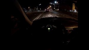 LADA Priora/езда от первого лица по НОЧНОМУ ГОРОДУ