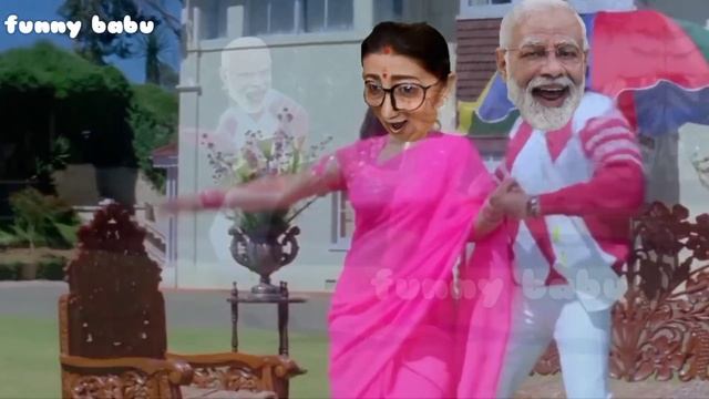 Dil To Pagan Hai || Modi & Smriti Irani ? Full Funny Version смотреть онлайн