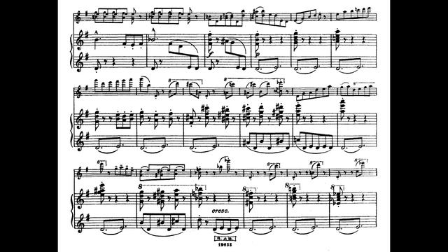 Ottorino Respighi - Poema Autunnale, For Violin & Orchestra, P. 146 (1925) [Score]