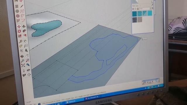 SketchUp Ландшафт 2: озеро и дорожки смотреть онлайн
