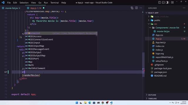 Movie App - Full ReactJS Course - React Tutorial For Beginners смотреть онлайн
