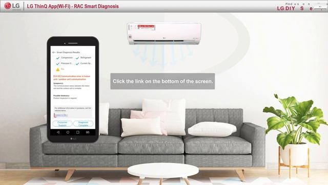 LG ThinQ (Wi-Fi) - Air Conditioner Smart Diagnosis смотреть онлайн