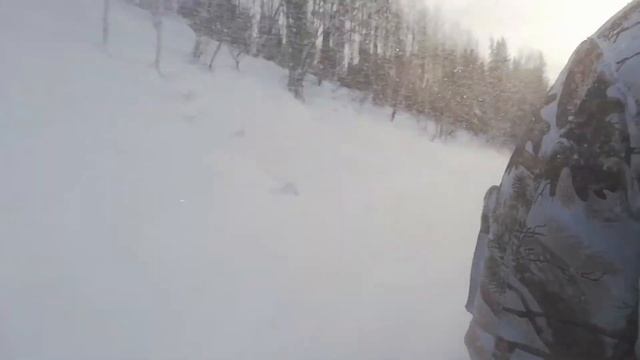 По Сибирской тайге на японском снегоходе. Yamaha VK540. Томь Чумыш. смотреть онлайн