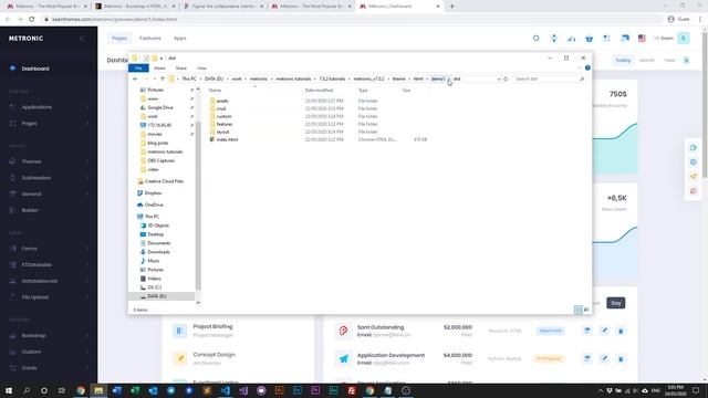 File Structure - Metronic 7 Admin Theme смотреть онлайн