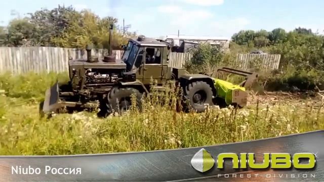 Nuibo Мульчер Super Forest для трактора смотреть онлайн