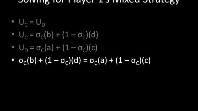 Game Theory 101: Prisoner's Dilemma in General Form and Invalid Mixed Strategies смотреть онлайн