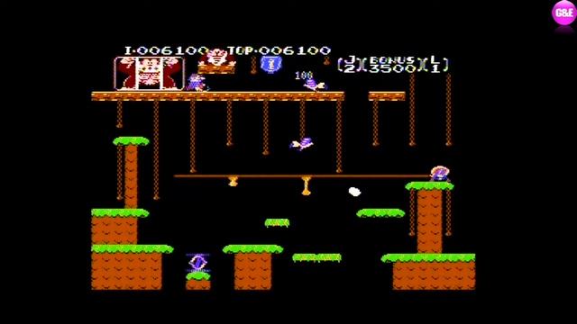 Donkey Kong JR -  Прохождение с комментариями