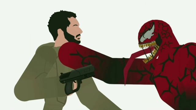 Eddie [VENOM] VS Cletus [CARNAGE] (Stick Nodes) | With sound effects | Stick Animation Zone смотреть онлайн