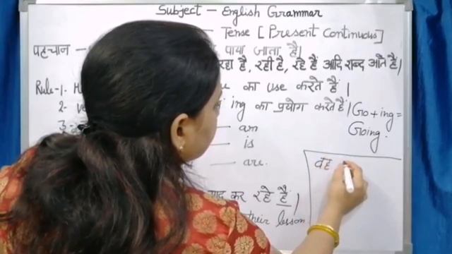 Present Continuous tense| Is Am Are +Present Participle|Rules & Example смотреть онлайн