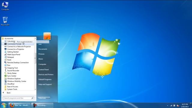 How to Run the Command Prompt as an Administrator in Windows 7 смотреть онлайн