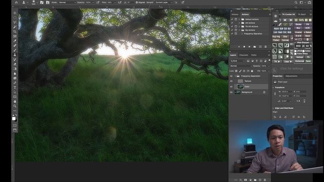 How To Remove Lens Flare with Photoshop and Frequency Separation For Landscape Photography POWERFUL смотреть онлайн