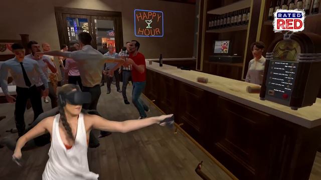 Paxton Let's Off Some Steam in Drunken Bar Fight VR смотреть онлайн