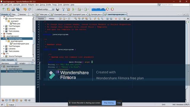 #2 java data types and other function of String in java смотреть онлайн