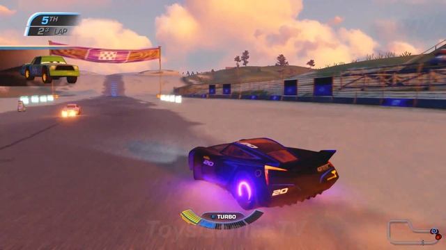 Jackson Storm Fireball Beach Sprint | Cars 3 Driven To Win смотреть онлайн