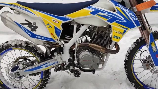 Упал сломал крепление !  MotoLand *TT250*