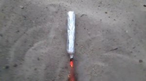 Ракета из фольги и селитры