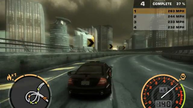 NFS Most Wanted: Speed Trap Run #2 (Alise Lopez - Mercedes-Benz CLK 500) смотреть онлайн