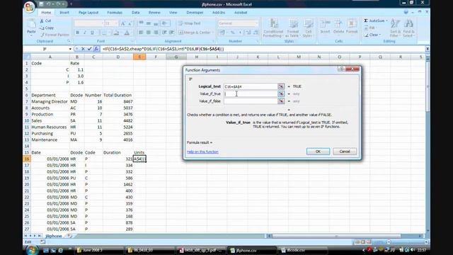 IGCSE ICT June 2008 3 Spreadsheets in Excel смотреть онлайн