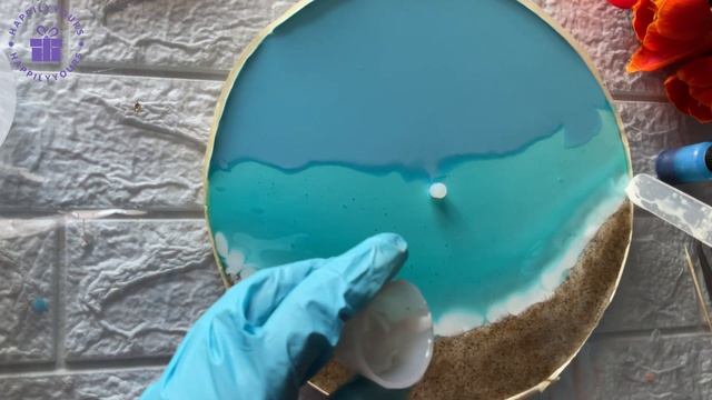Ocean Clock From Resin - Step By Step Resin Tutorial |How To Make Resin Clock | Resin Art