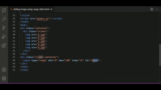 Sliding Images Using Range Slider | Image Slider Using Custom Range Slider With HTML+CSS+JQUERY. смотреть онлайн