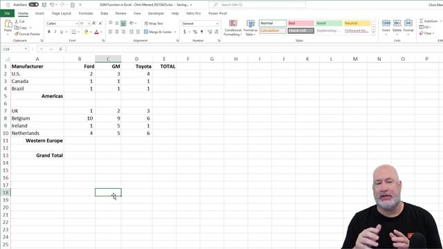 How to use the SUM Function and AUTOSUM in Microsoft Excel | Tutorial for Absolute Beginners смотреть онлайн
