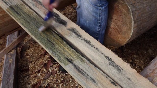 Пропитка для дерева Megasept. Тест на пиломатериалах. Отбеливатель древесины. смотреть онлайн