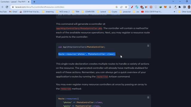 Laravel 8 resource full CRUD operation part 1 смотреть онлайн