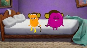 5 Little Monkeys Jumping on the Bed | Kids Songs | Beans in the Wall