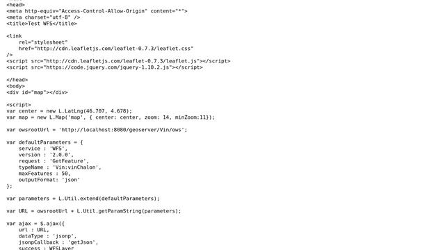GIS: Can't enable Jsonp in Geoserver 2.7.0 and then publishing my WFS request in Leaflet смотреть онлайн