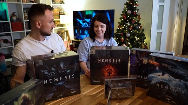 Выживаем в космосе! Распаковка настольной игры Немезида Локдаун (Nemesis Lockdown) смотреть онлайн