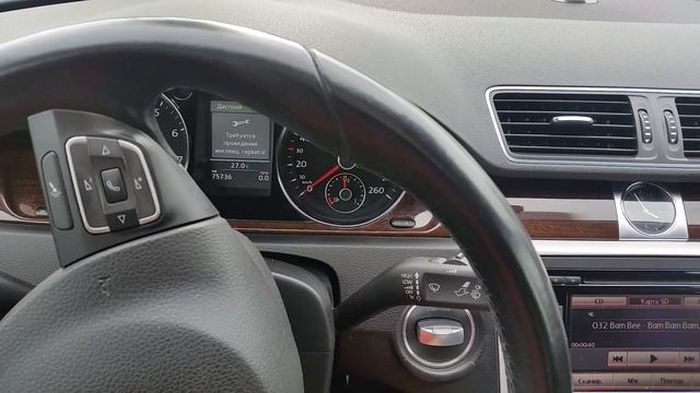 Сброс сервисного интервала и интервала замены масла на Volkswagen Passat B7 смотреть онлайн