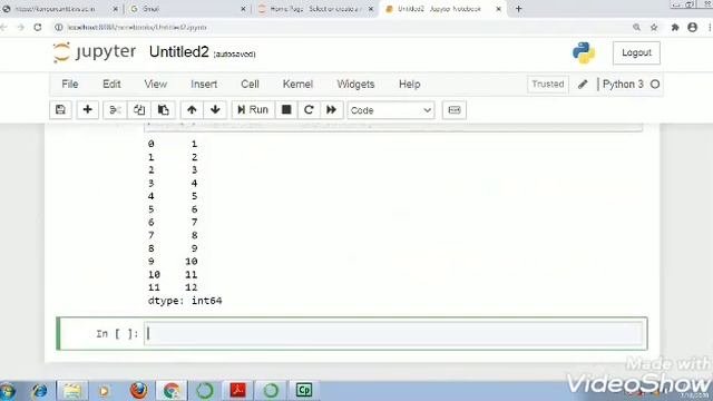head() and tail() functions on pandas Series. смотреть онлайн