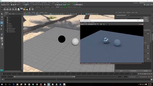 Skydome Lighting Tutorial  Maya 2017 Arnold Renderer