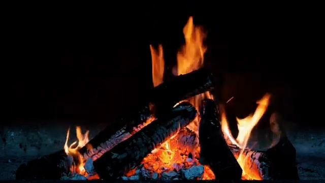 ?Cozy Fireplace With Crackling Sounds ? With Relaxing JAZZ Christmas Music ?  / Instrumental Music