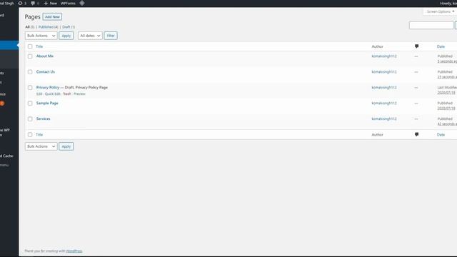 How to create menu, submenu, Page in wordpress | смотреть онлайн