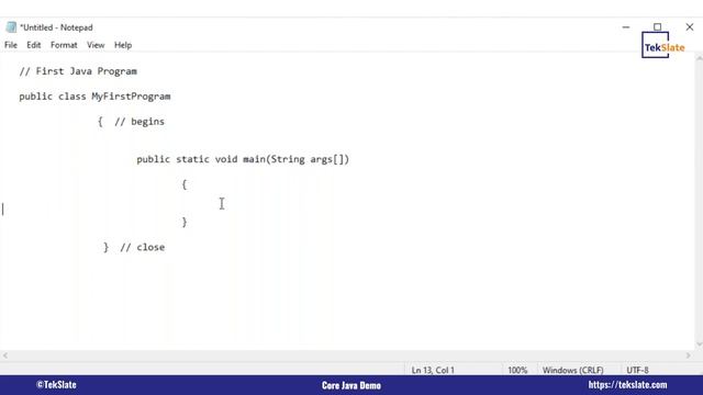 Core Java Training | Core Java Online Certification Course | Core Java Introduction - TekSlate смотреть онлайн