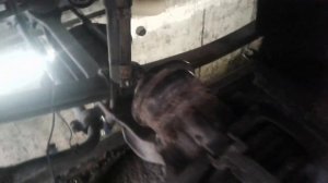 DAF 105 замена сайлентблока рессоры