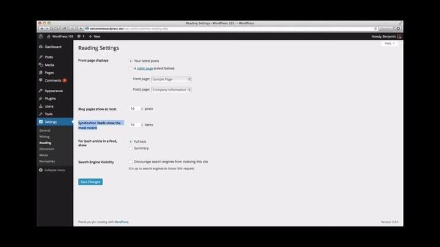 Exploring WordPress Settings смотреть онлайн