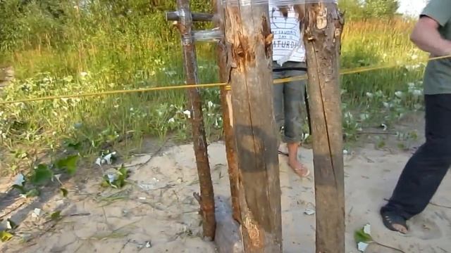 Добывание огня трением - Метод ОГНЕННЫЕ ВОРОТА Making fire by friction. Method Fiery gates смотреть онлайн