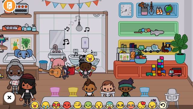 Toca Life. Toca Boca малышата за столом)) смотреть онлайн