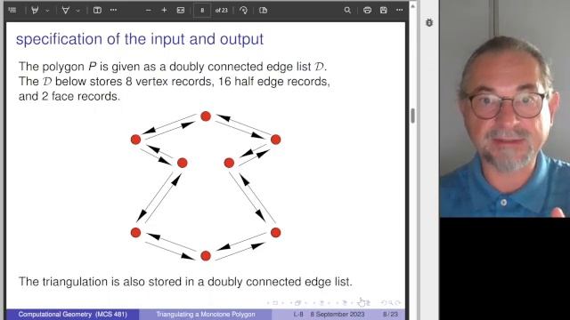 Triangulating a Monotone Polygon in Linear Time смотреть онлайн