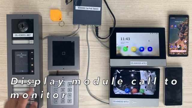 HIKVISION  DS-KD8003-IME1 Module Video Intercom Function Test