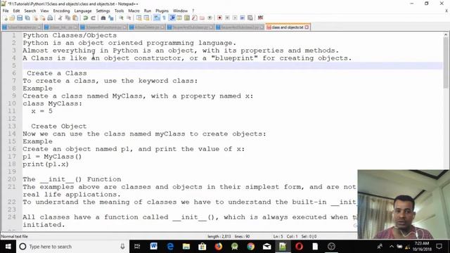 Lecture 33: Python Class and Object Programming Tutorial in Amharic | በአማርኛ смотреть онлайн