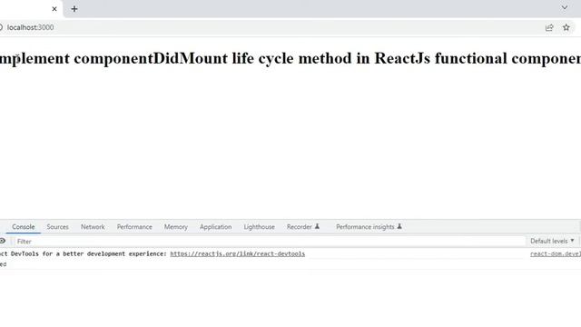 componentDidMount using the useEffect hook in functional component смотреть онлайн
