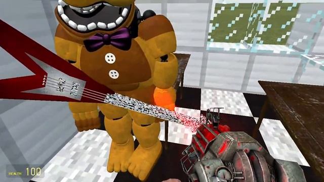 (Gmod Fnaf) Fredbear Vs Springbonnie REMATCH